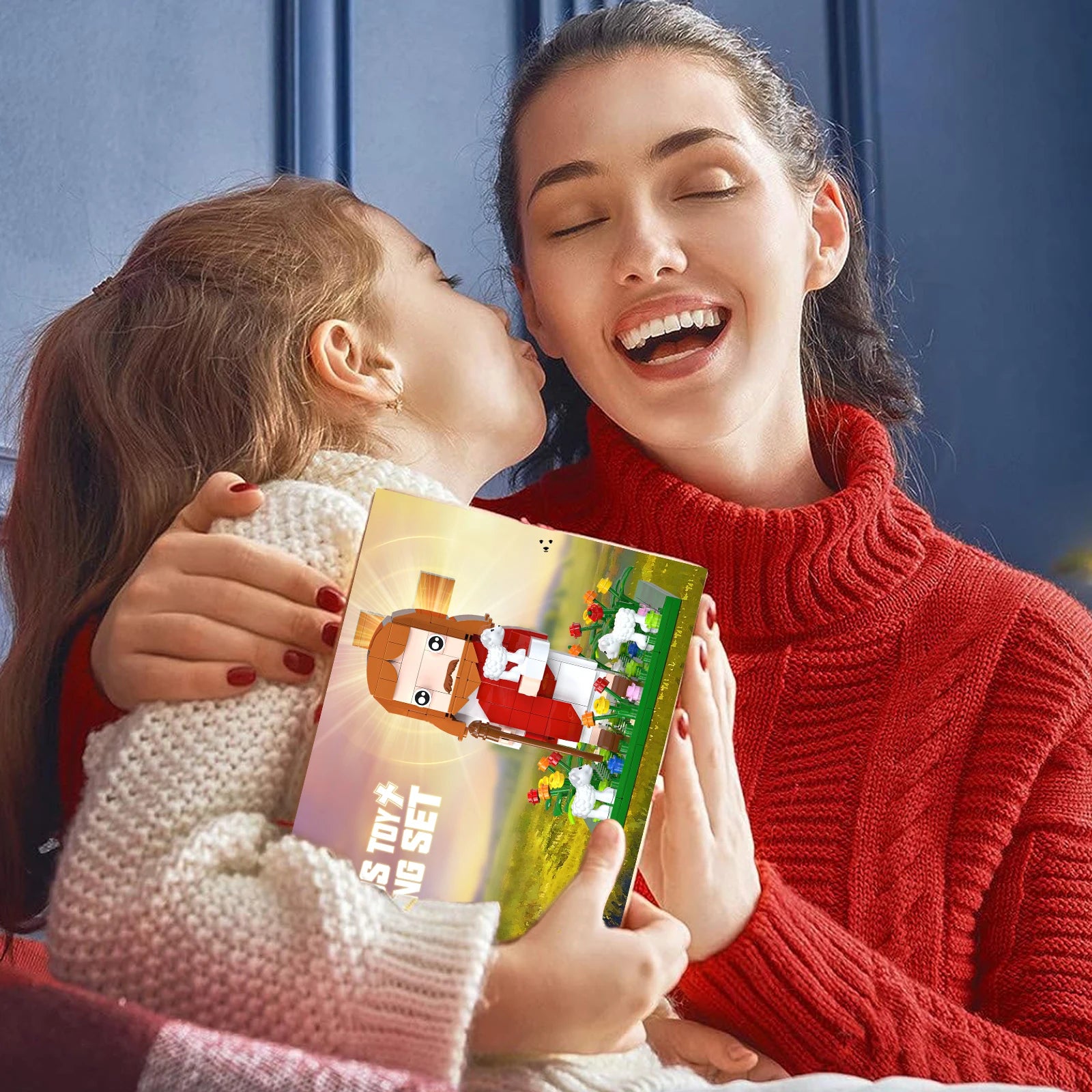 Set de Bloques de Construcción Jesús el Buen Pastor con Luz Led