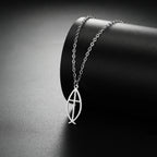 Collar Pez Ichthys Jesús Acero Inoxidable para Mujer y Hombre