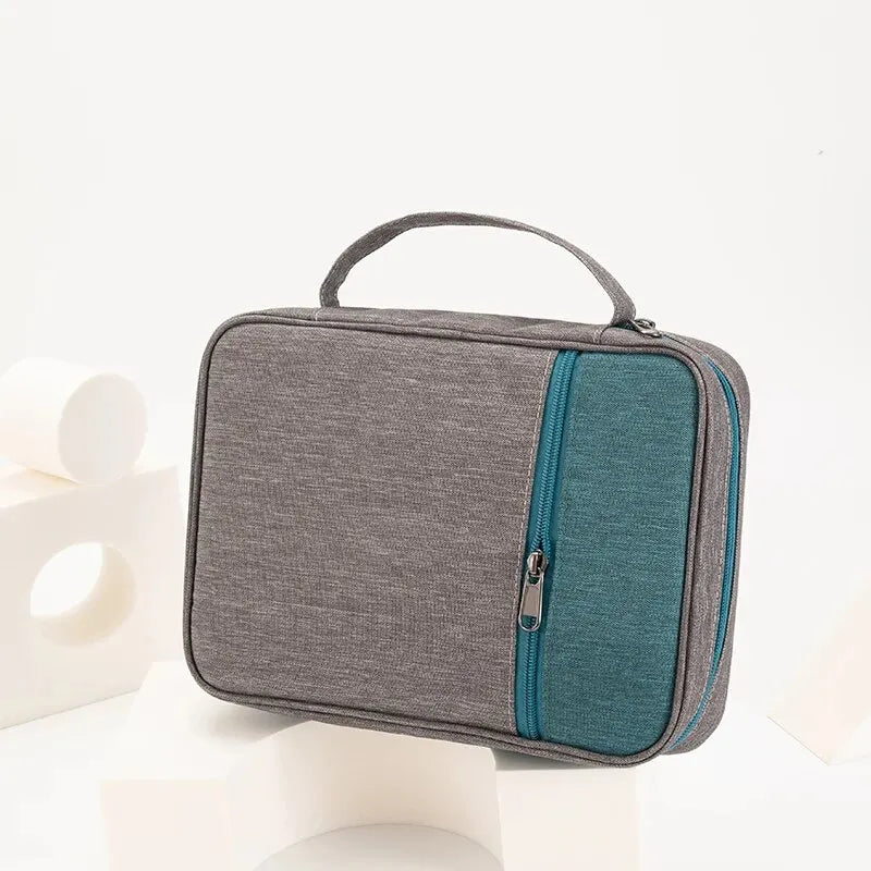 Funda para Biblia con Asa y Bolsillos Organizadores - Protector de Biblia de Poliéster