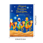 12 Librito de Colorear del Nacimiento de Jesús para Niños