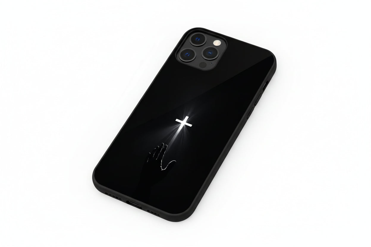 Funda para iPhone con Versículo Bíblico y Diseño Cristiano