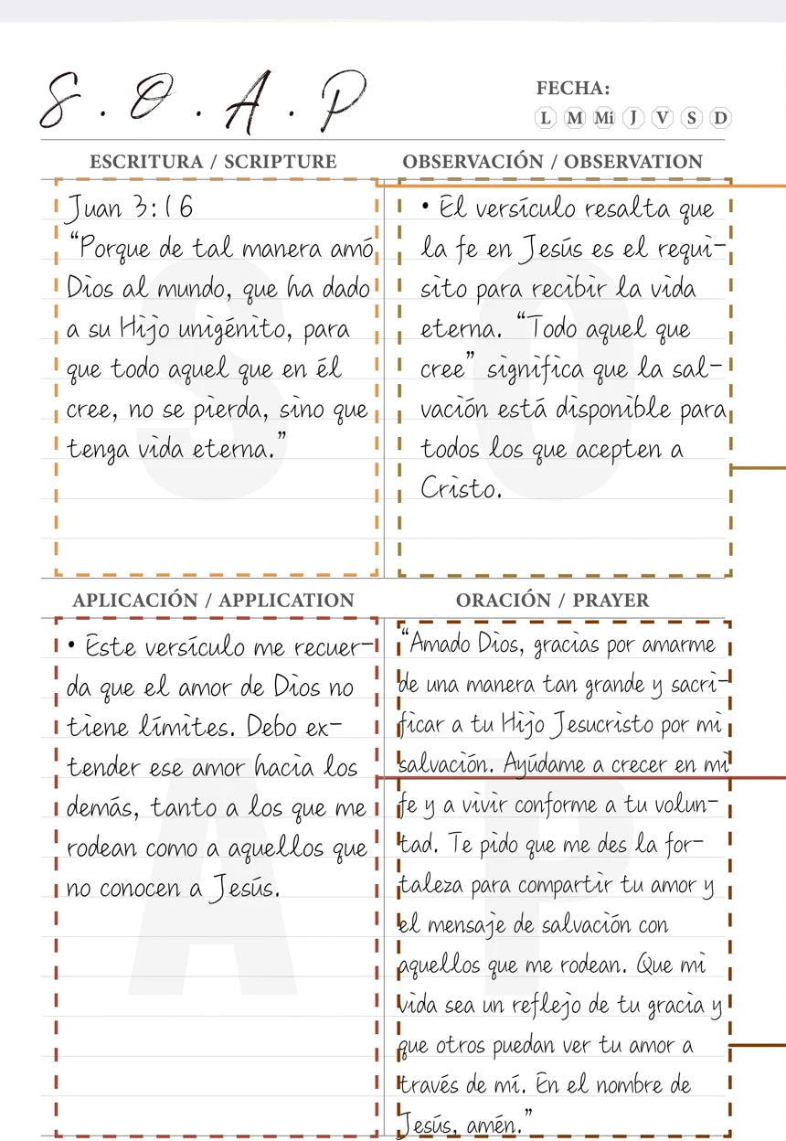 Diario de Estudio de la Biblia