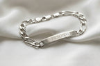 Pulsera de Identidad en PLATA de Ley - Personalizable
