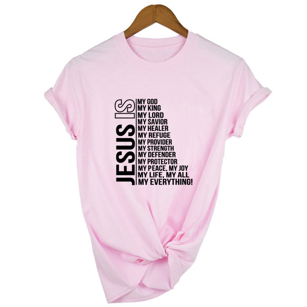 Camiseta Cristiana Jesús es Todo para Mujer