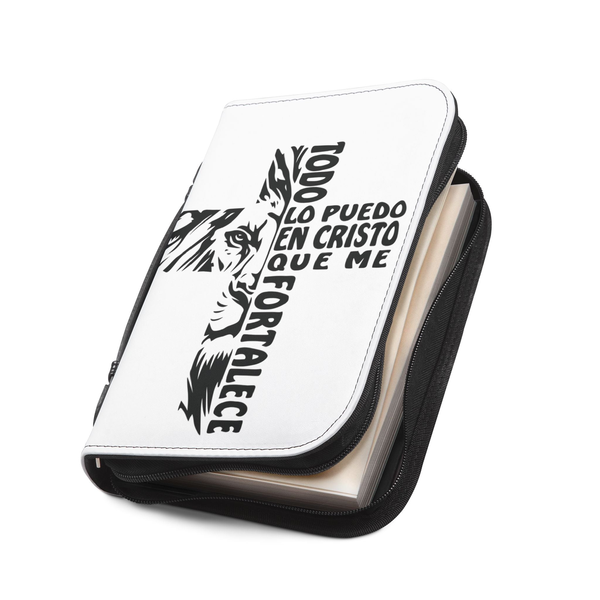 Funda para Biblia- "Todo lo puedo en Cristo que me fortalece"