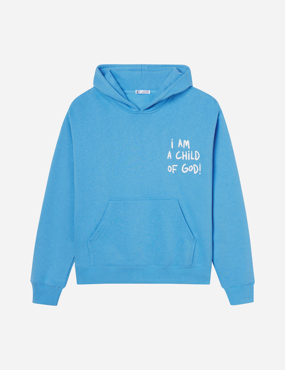 Sudadera Cristiana Unisex I Am A Child Of God Azul Eléctrico