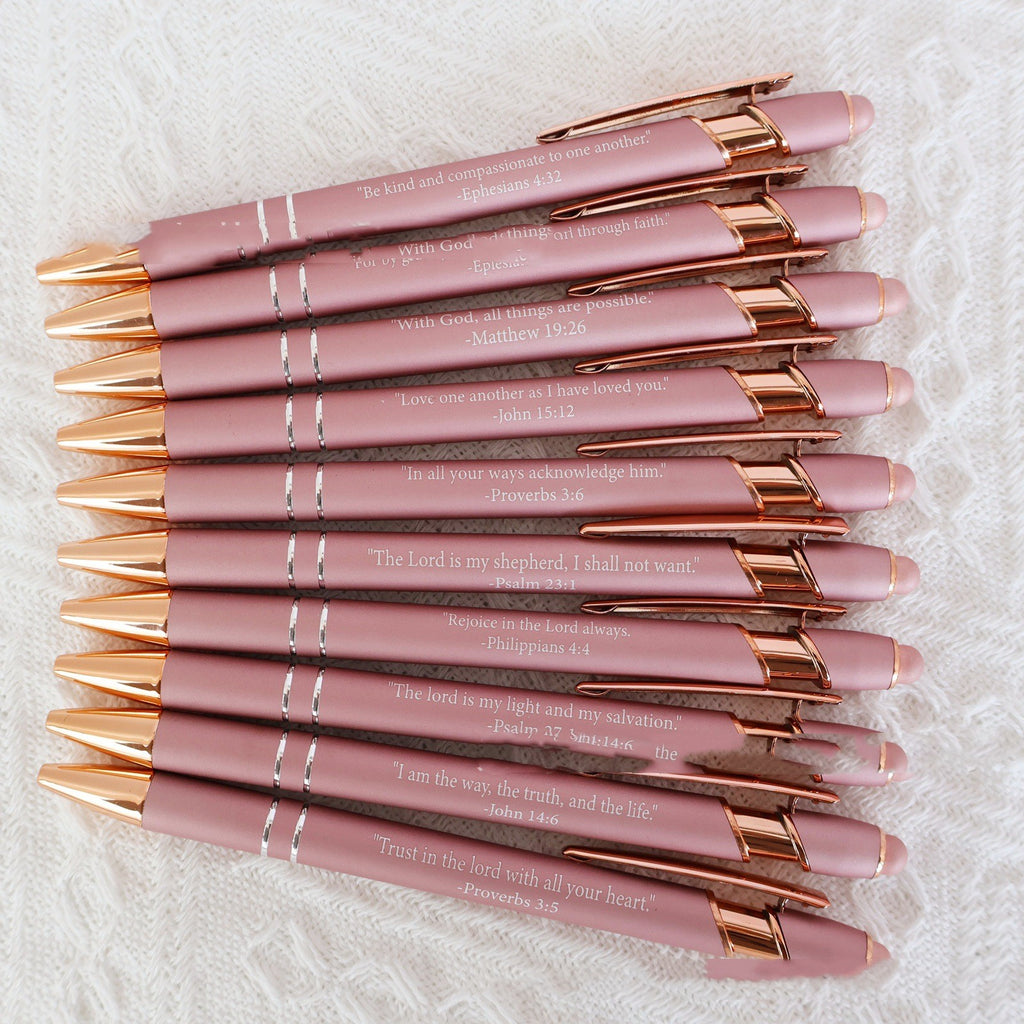 Bolígrafo de Pulsación con Puntero Digital y Grabados