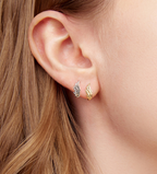 Pendientes de plata con alas angelicas