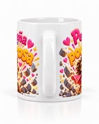 Taza Cristiana''Pequeña pero poderosa · Para niñas-  Coleccion TCA KIDS -Diseño Exclusivo TCA · 11 oz