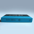 Biblia Reina-Valera 1960 – NO INDICE .Tapa Dura Entelada ,Manual, Letra Grande, Ultrafina, León Aguamarina