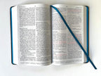 Biblia Reina-Valera 1960 – NO INDICE .Tapa Dura Entelada ,Manual, Letra Grande, Ultrafina, León Aguamarina