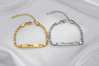 Brazalete "Corazón de Adoración" en Acero - Personalizable