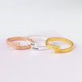 Anillo doble Nombre  Personalizable Acero inoxidable