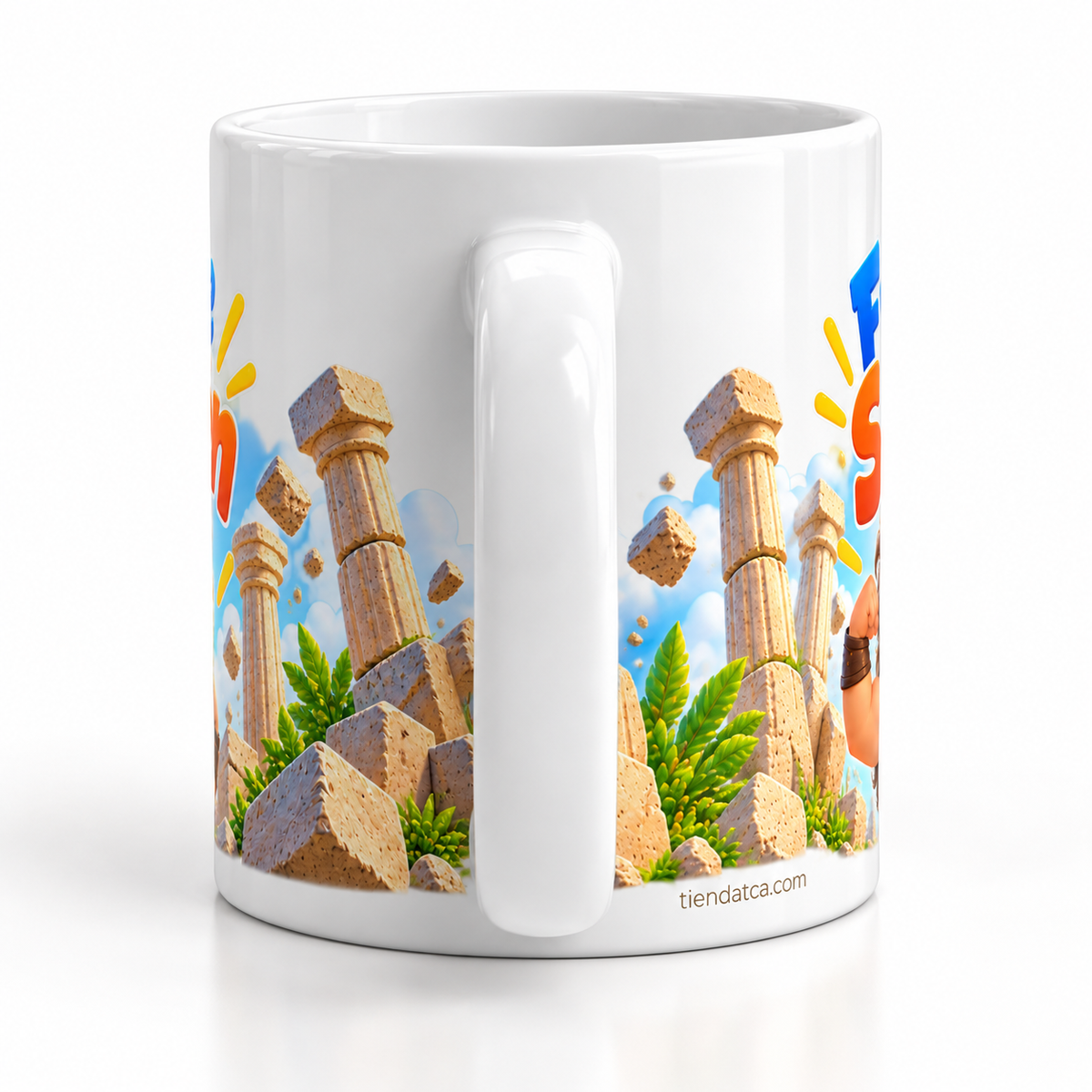 Taza Cristiana 'Soy fuerte como sanson '' · Para niñas-Collecion TCA KIDS -Diseño Exclusivo TCA · 11 oz (Copia)