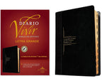 Biblia de Estudio del Diario Vivir RVR60 – Letra Grande, 2 Tonos Negro, con Índice