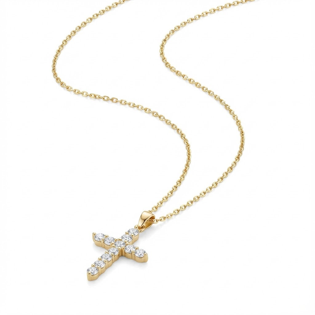 Collar con Colgante de Cruz para Mujer - Joyería de Fe